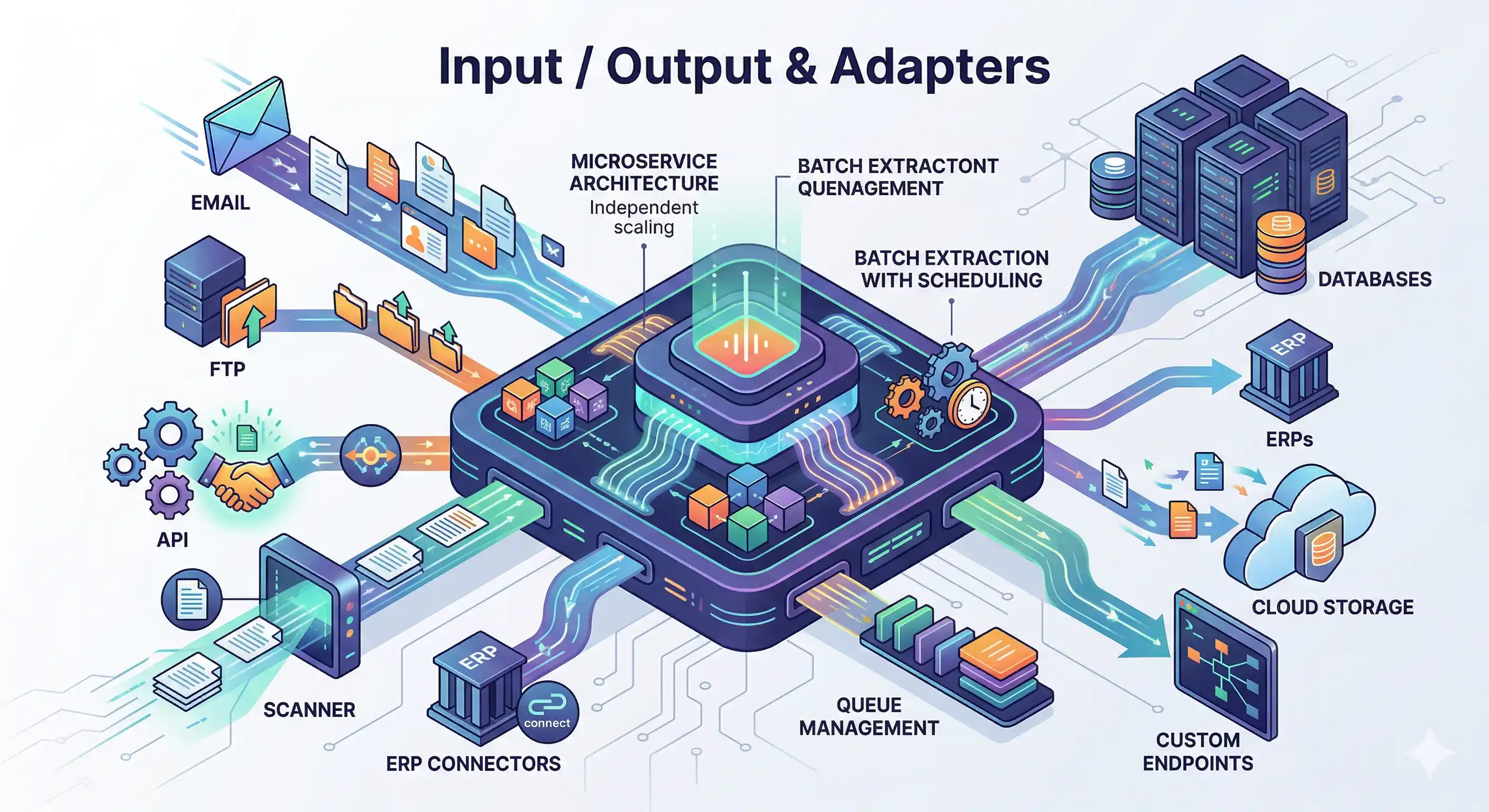 Input/Output Adapters & Connectors feature screenshot