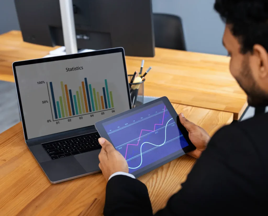 Forecasting and Statistical Analysis dashboard interface